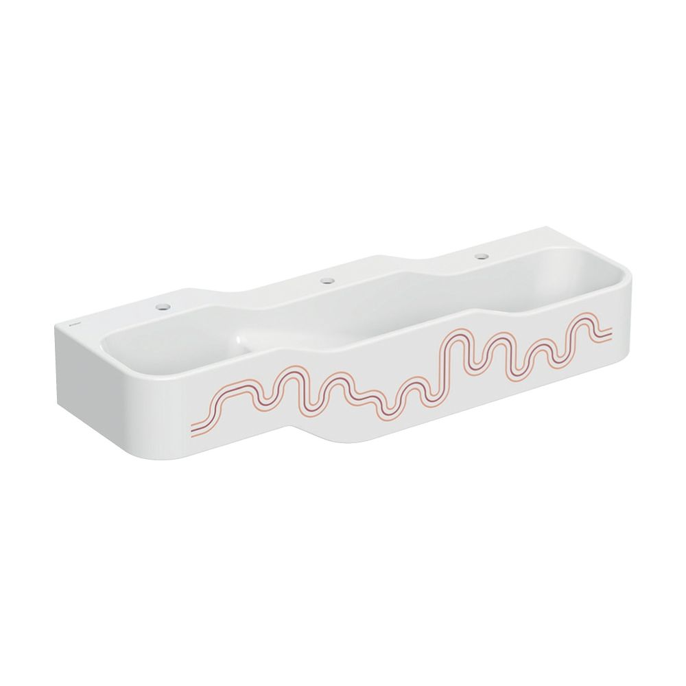 Geberit Bambini Spiel-/Waschlandschaft, 3 Waschplätze, tieferes Becken rechts B 140c... GEBERIT-502976FY1 4064746000737 (Abb. 2)