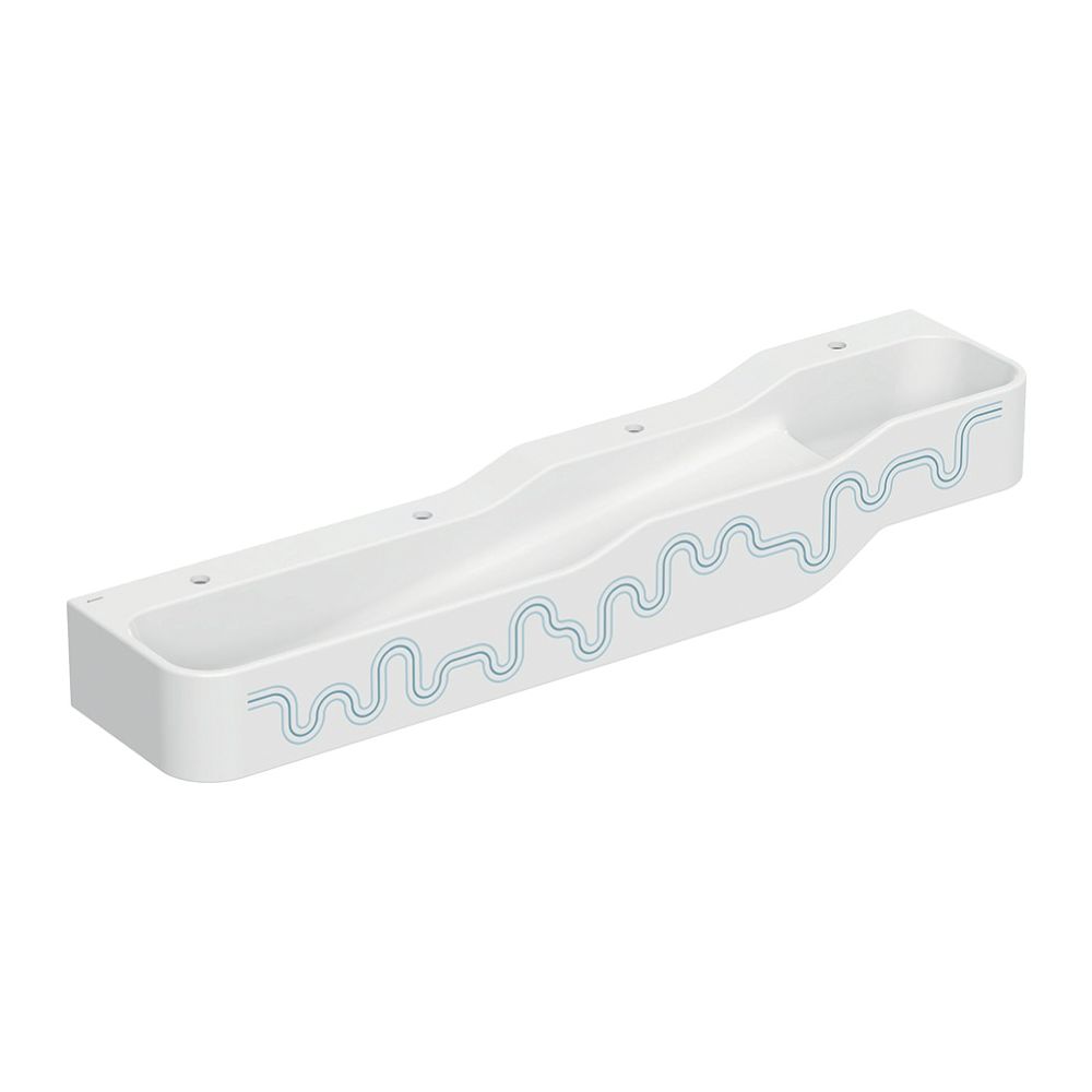 Geberit Bambini Spiel-/Waschlandschaft, 4 Waschplätze, tieferes Becken links B 180cm... GEBERIT-502977SX1 4064746000829 (Abb. 2)