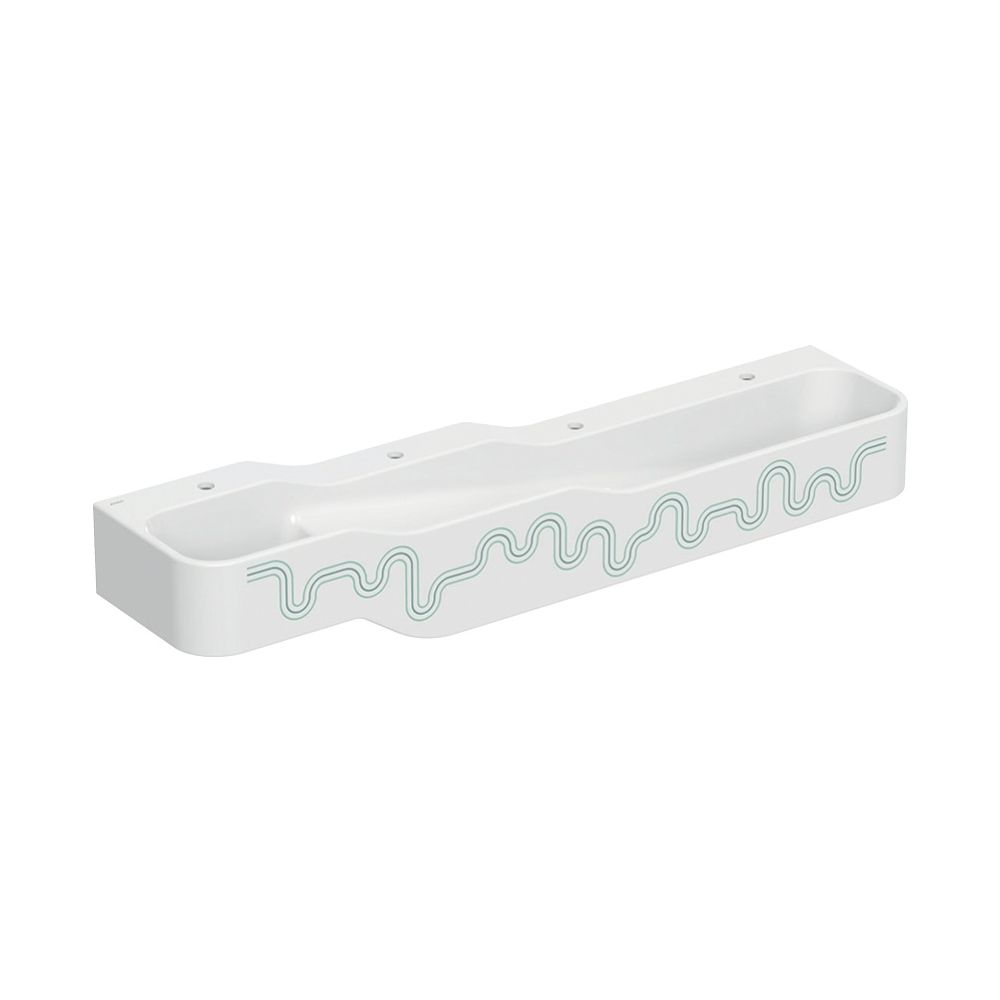 Geberit Bambini Spiel-/Waschlandschaft, 4 Waschplätze, tieferes Becken rechts B 180c... GEBERIT-502978791 4064746000911 (Abb. 2)