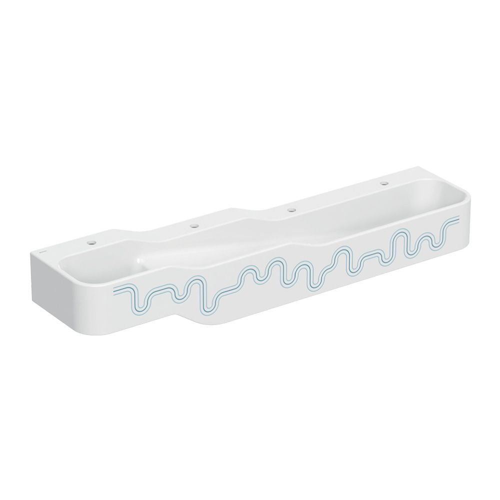 Geberit Bambini Spiel-/Waschlandschaft, 4 Waschplätze, tieferes Becken rechts B 180c... GEBERIT-502978SX1 4064746000898 (Abb. 2)