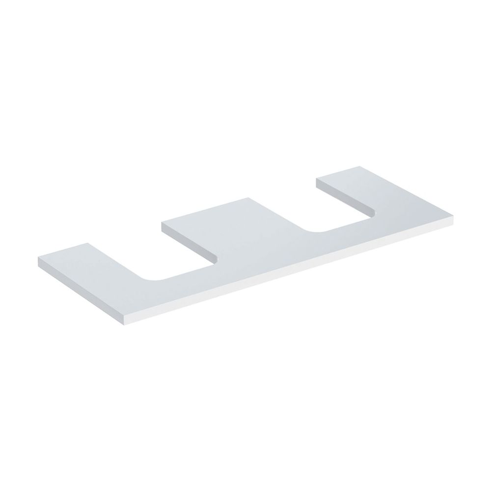Geberit ONE Waschtischplatte Ausschnitt 2-fach, für Aufsatzwaschtisch Schalenform, 1... GEBERIT-505335001 4025410937803 (Abb. 2)