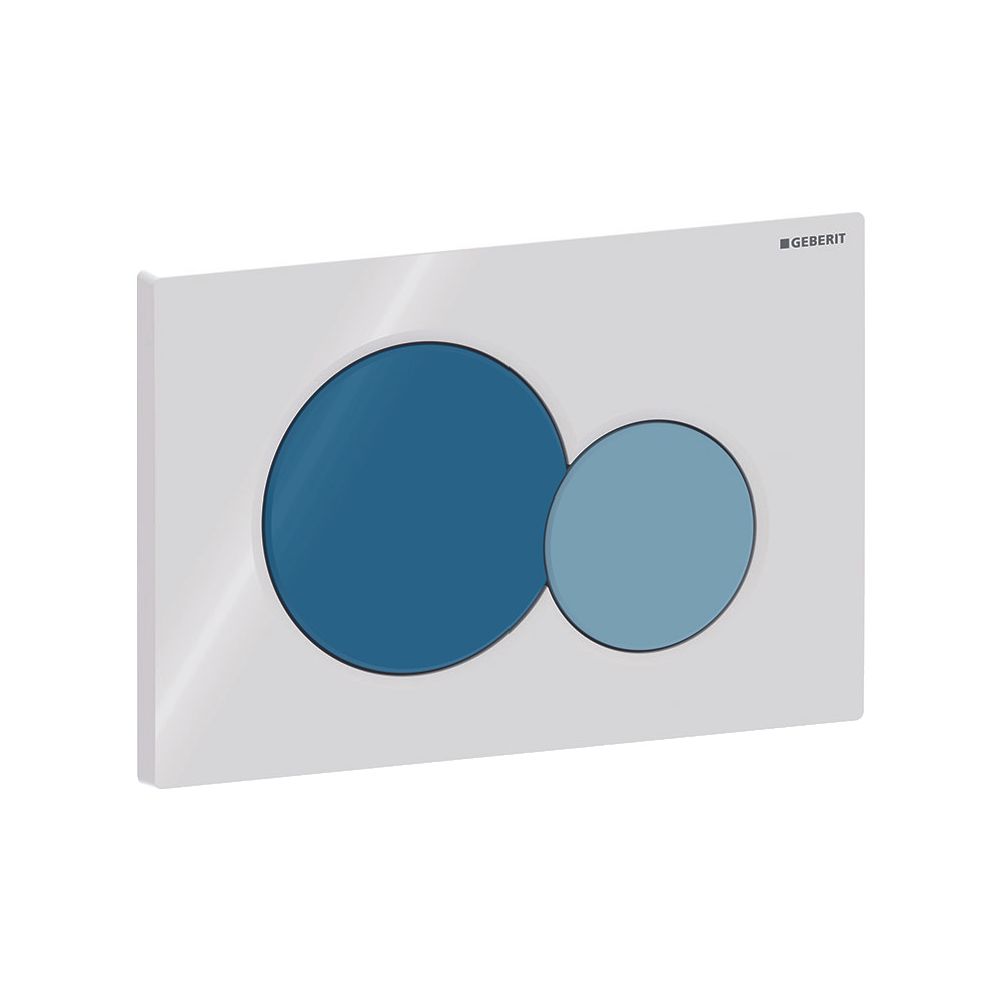 Geberit Drückerplatte Sigma01, 2-Mengen-Spülung, rund, für Bambini, Ozeanblau... GEBERIT-115770SX5 4064746001536 (Abb. 2)