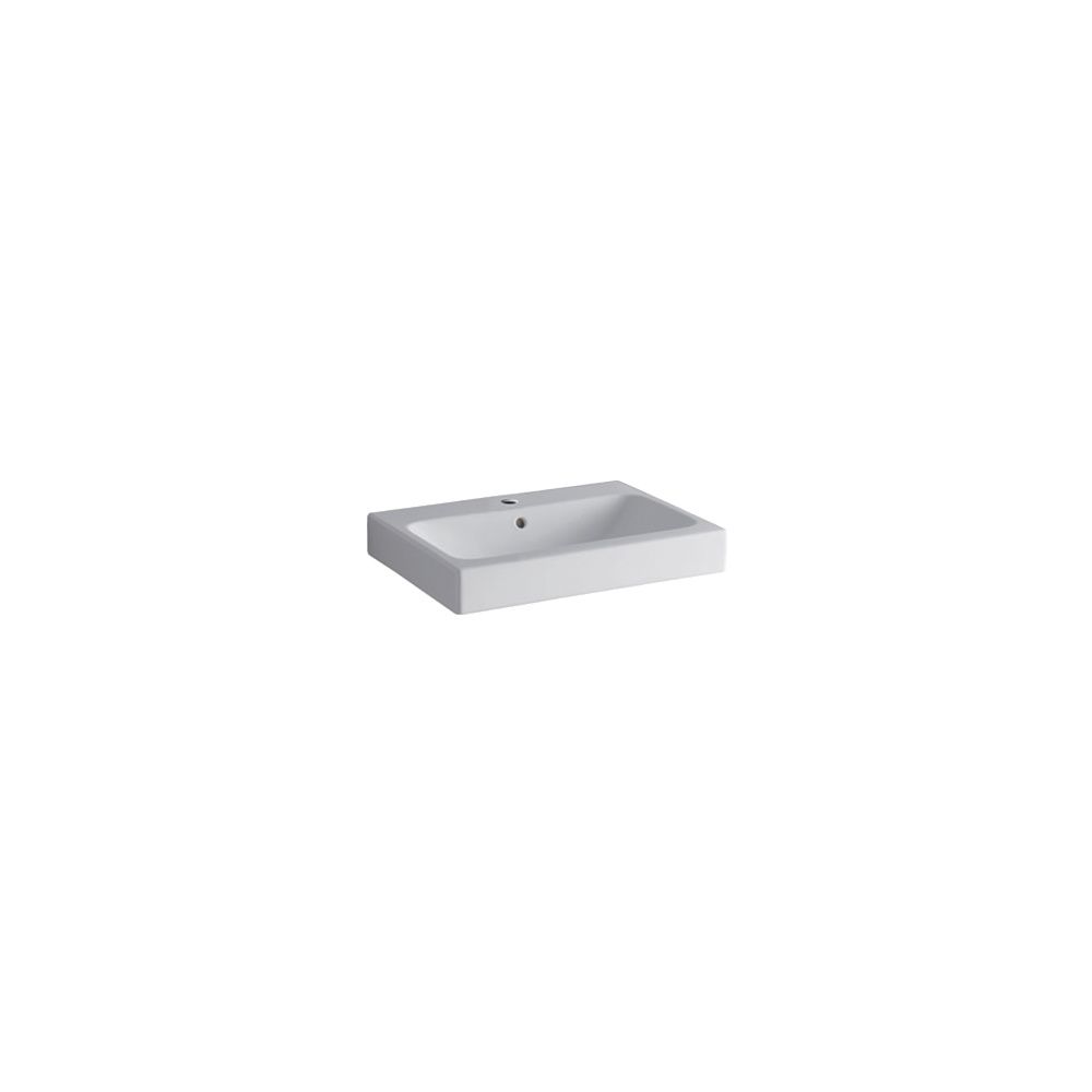 Geberit iCon Waschtisch, Breite 60cm, Tiefe 48,5cm, Hahnloch mittig, Überlauf sichtb... GEBERIT-124060600 4022009304329 (Abb. 2)