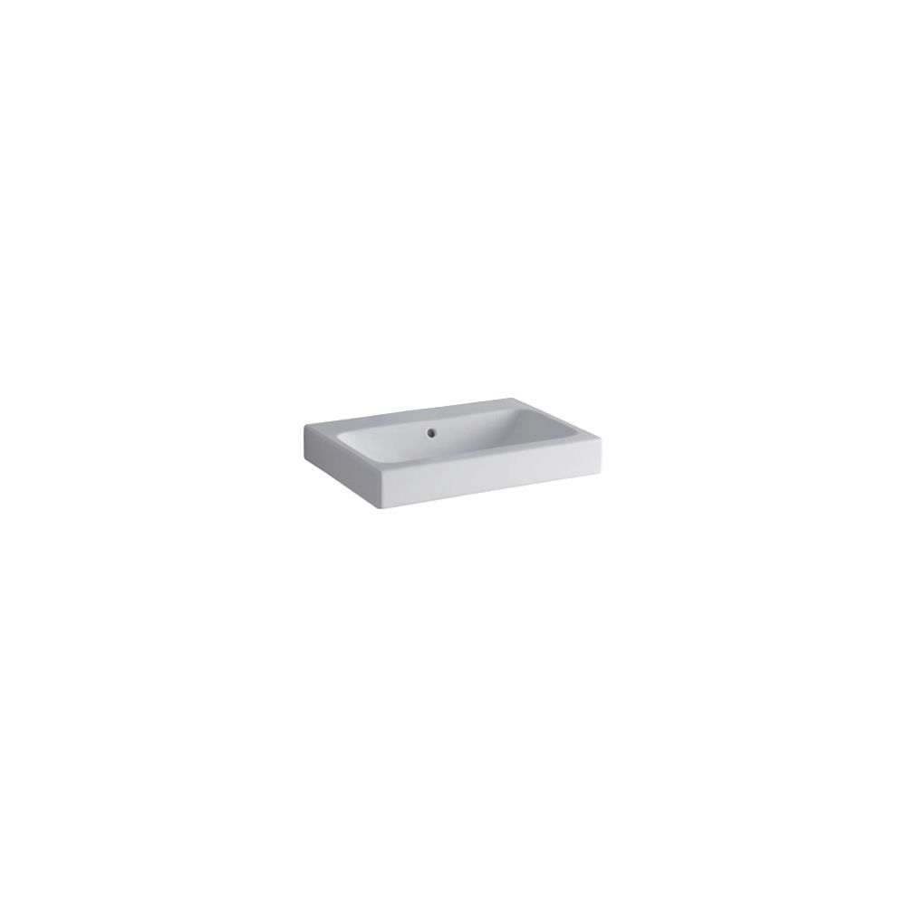 Geberit iCon Waschtisch, Breite 60cm, Tiefe 48,5cm, ohne Hahnloch, Überlauf sichtbar... GEBERIT-124063600 4022009320688 (Abb. 2)