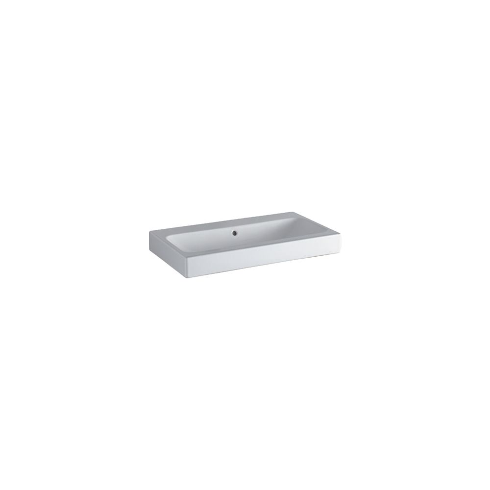 Geberit iCon Waschtisch, Breite 75cm, Tiefe 48,5cm, ohne Hahnloch, Überlauf sichtbar... GEBERIT-124078000 4022009333183 (Abb. 2)