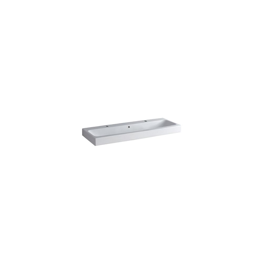 Geberit iCon Waschtisch, Breite 120cm, Tiefe 48,5cm, Hahnloch links, rechts, Überlau... GEBERIT-124020000 4022009304374 (Abb. 2)