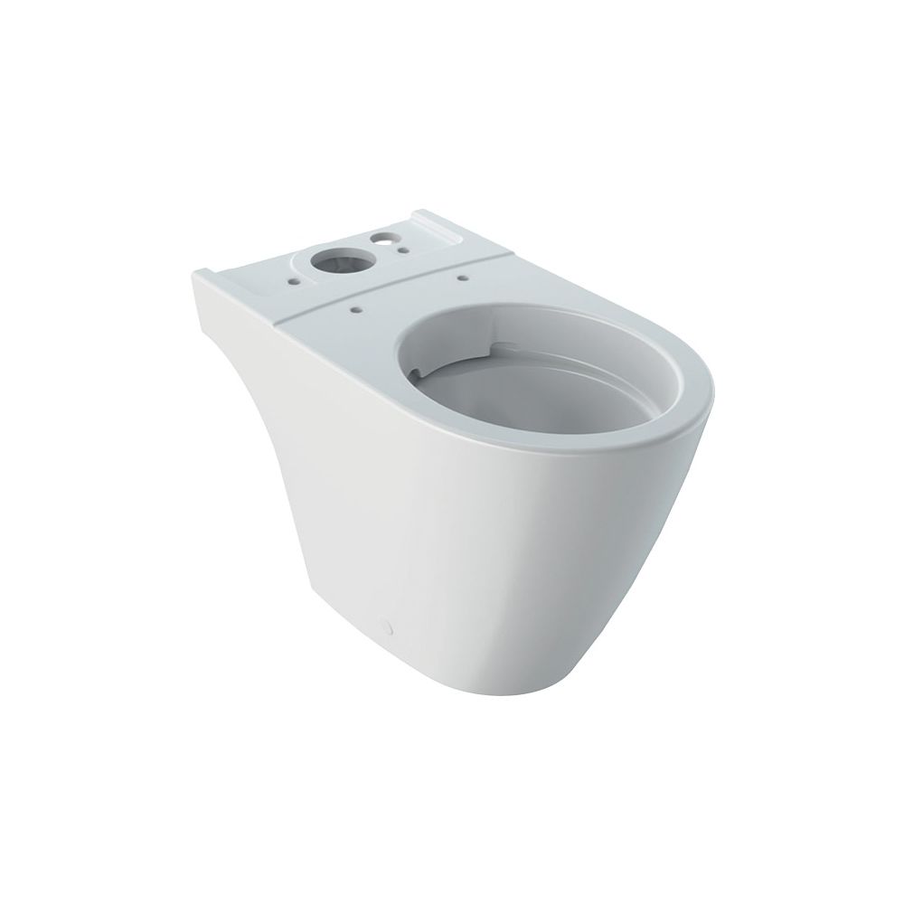 Geberit iCon Stand-WC für Aufputzspülkasten aufgesetzt, Tiefspüler, geschlossene For... GEBERIT-200460000 4022009332520 (Abb. 2)