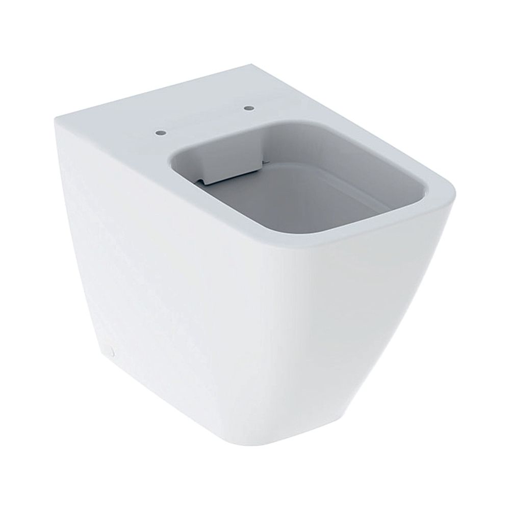 Geberit iCon Square Stand-WC Tiefspüler, wandbündig, geschlossene Form, Rimfree Tief... GEBERIT-211910000 4022009336870 (Abb. 1)