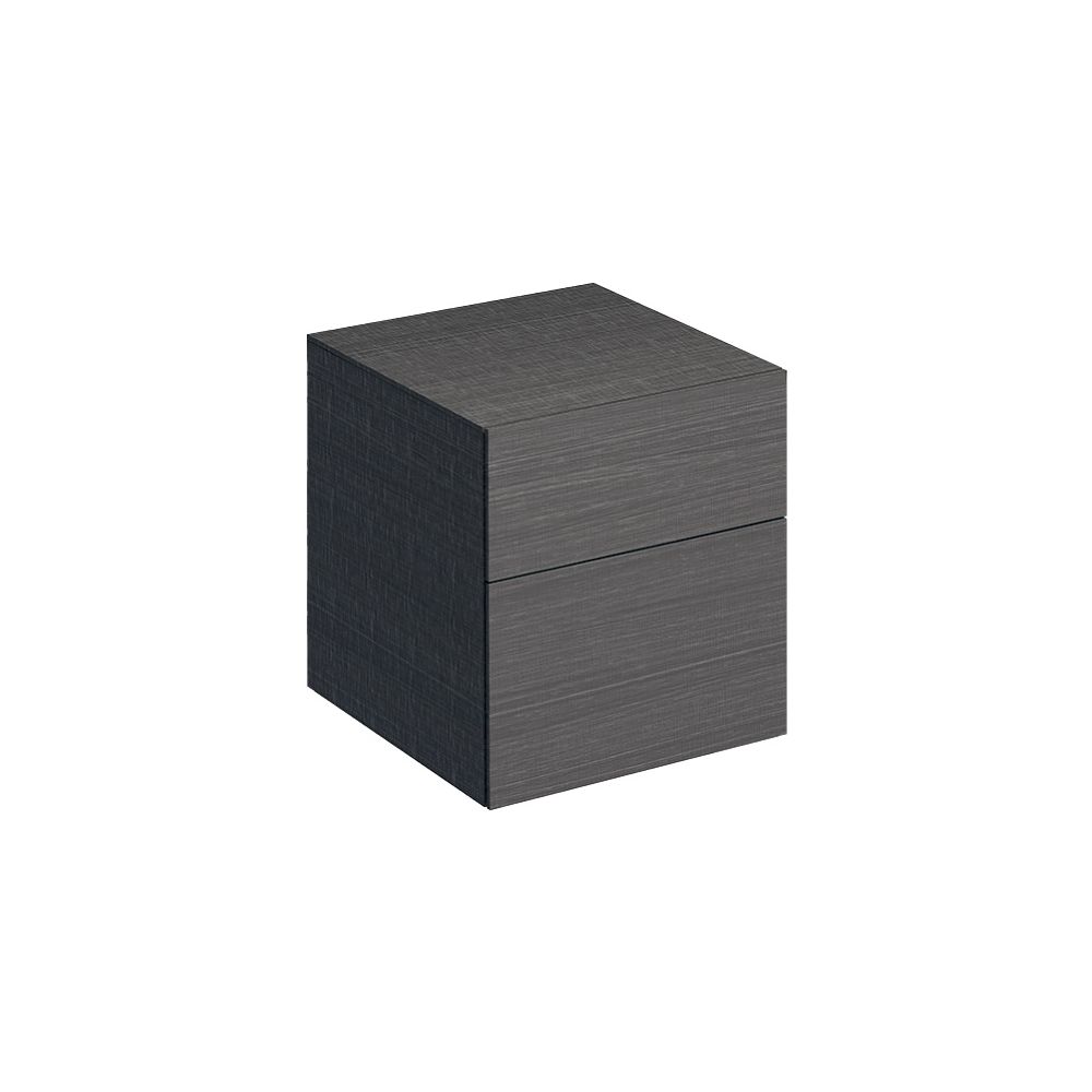 Geberit Xeno2 Seitenschrank 2 Schubladen, 45x51x46,2cm, sculturagrau/Melamin Holzstr... GEBERIT-500504431 4025416611615 (Abb. 2)