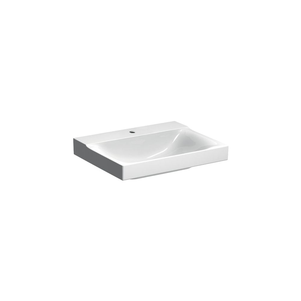 Geberit Xeno2 Waschtisch, Breite 60cm, Tiefe 48cm, Hahnloch mittig, ohne Überlauf, W... GEBERIT-500530011 4025416605430 (Abb. 2)