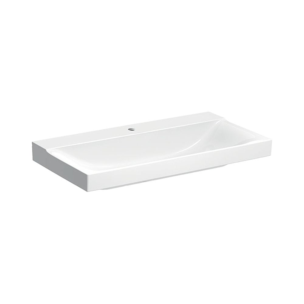 Geberit Xeno2 Waschtisch, Breite 90cm, Tiefe 48cm, Hahnloch mittig, ohne Überlauf, W... GEBERIT-500531011 4025416605447 (Abb. 1)