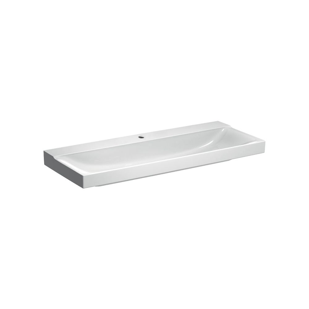 Geberit Xeno2 Waschtisch, Breite 120cm, Tiefe 48cm, Hahnloch mittig, ohne Überlauf, ... GEBERIT-500551011 4025416608912 (Abb. 2)