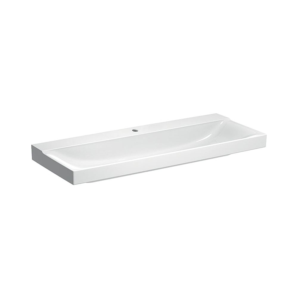 Geberit Xeno2 Waschtisch, Breite 120cm, Tiefe 48cm, Hahnloch mittig, ohne Überlauf, ... GEBERIT-500551011 4025416608912 (Abb. 1)