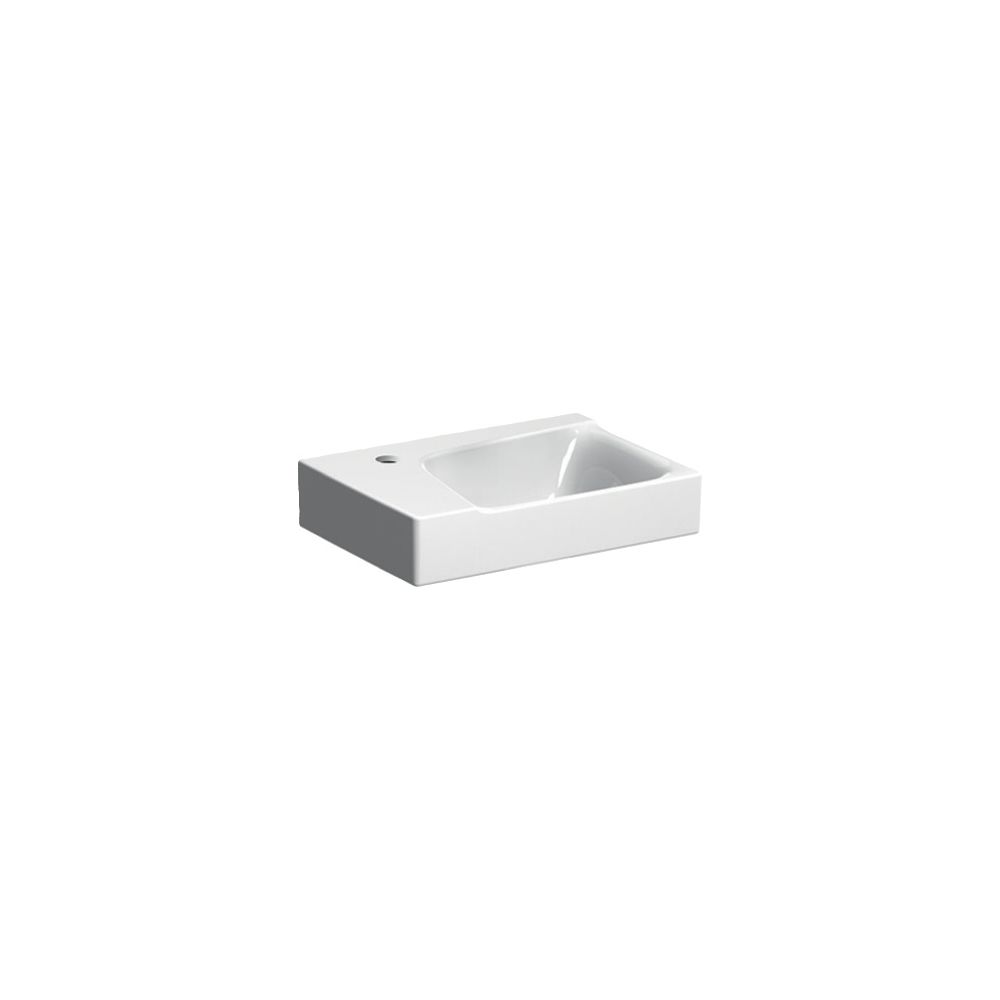 Geberit Xeno2 Handwaschbecken, 40x12,5x28cm, Hahnloch links, ohne Überlauf, Weiß/Ker... GEBERIT-500528011 4025416608646 (Abb. 2)