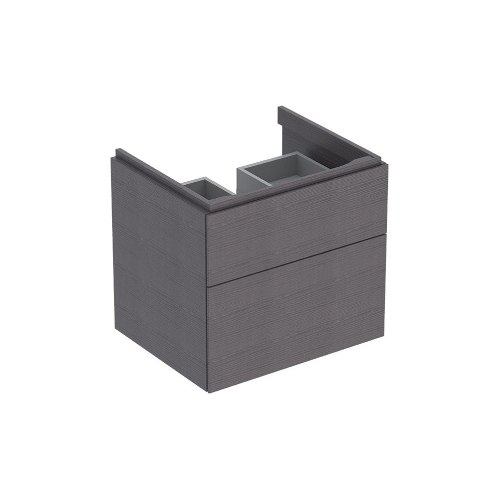 Geberit Xeno2 Unterschrank für Waschtisch, 2 Schubladen, 58x53x46,2cm, sculturagrau/... GEBERIT-500506431 4025416611677 (Abb. 1)