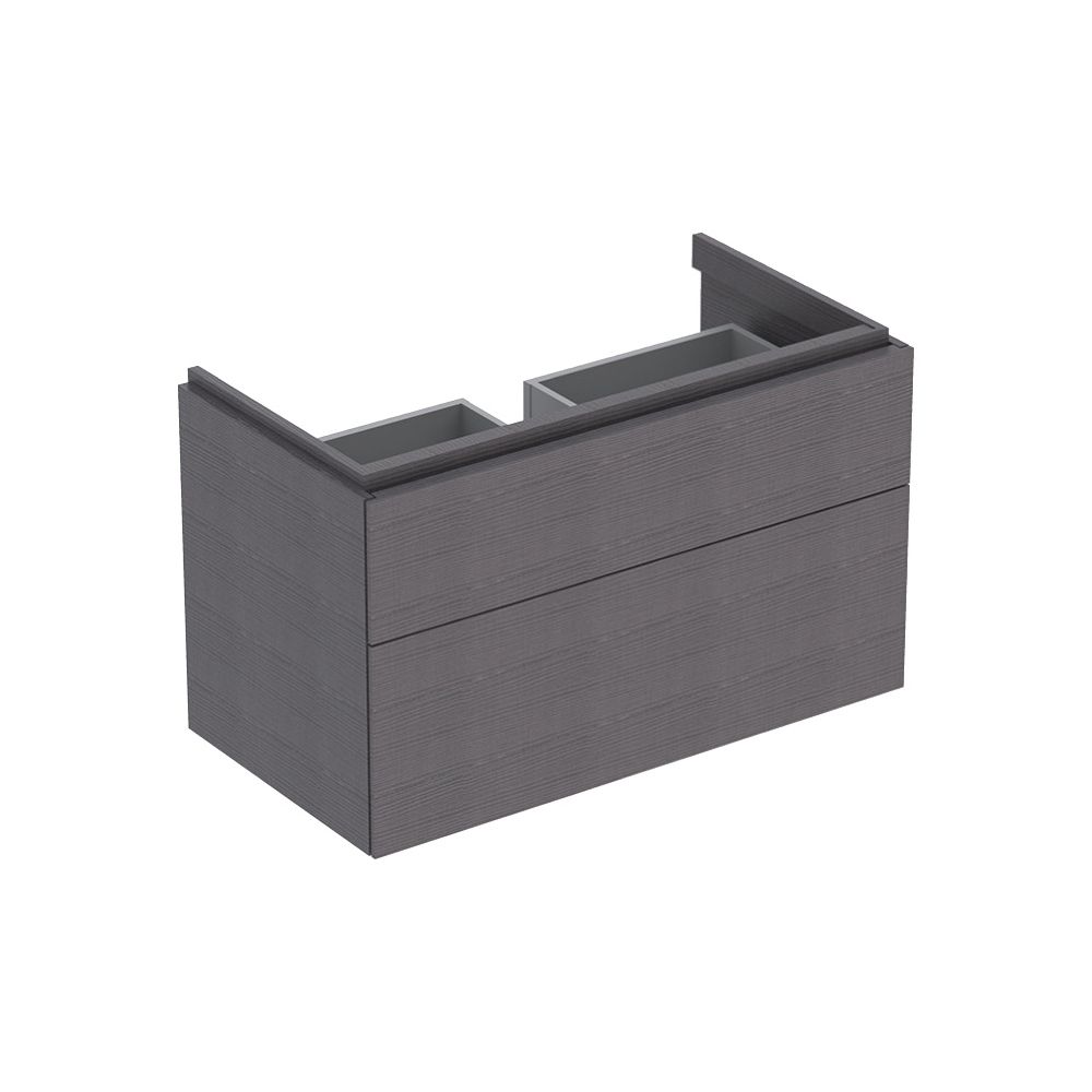 Geberit Xeno2 Unterschrank für Waschtisch, 2 Schubladen, 88x53x46,2cm, sculturagrau/... GEBERIT-500509431 4025416613404 (Abb. 1)
