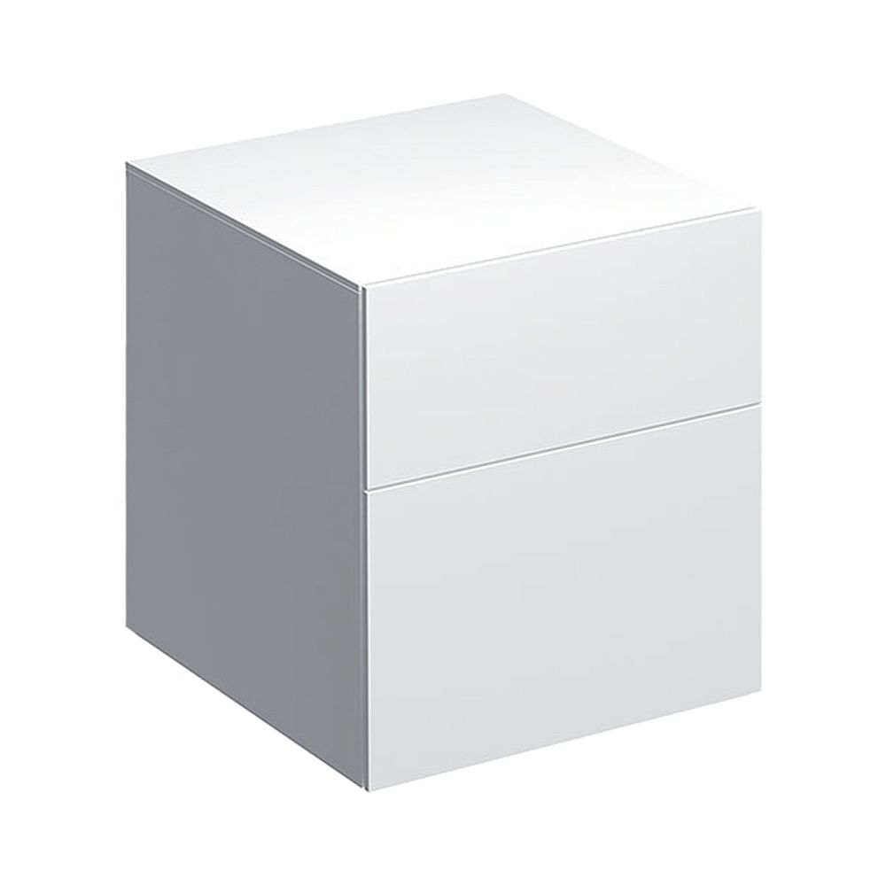 Geberit Xeno2 Seitenschrank 2 Schubladen, 45x51x46,2cm, Weiß lackiert hochglänzend... GEBERIT-500504011 4025416611608 (Abb. 1)
