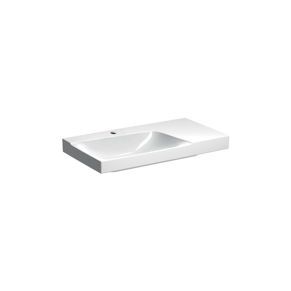 Geberit Xeno2 Waschtisch, Ablagefläche rechts, Breite 90cm, Tiefe 48cm, Hahnloch mit... GEBERIT-500533011 4025416605492 (Abb. 2)
