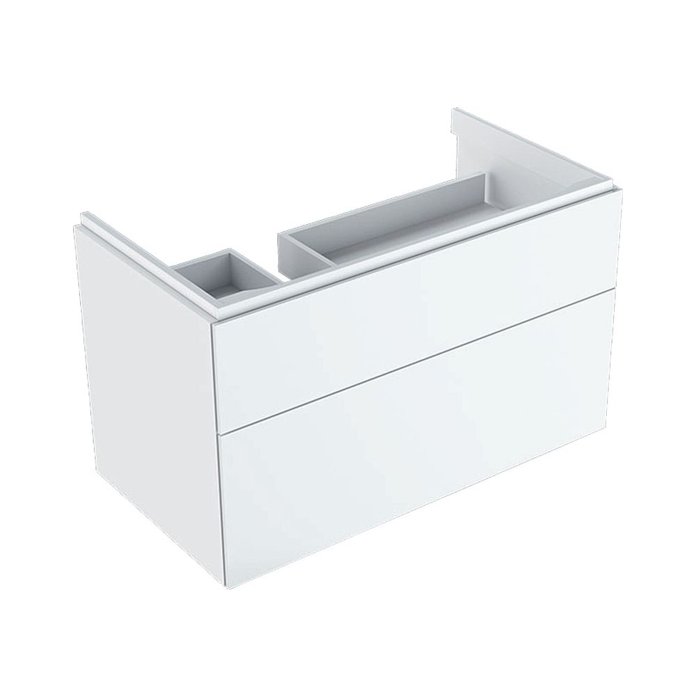 Geberit Xeno2 Unterschrank für Waschtisch Ablagefläche 2 Schubladen 88x53x462cm Weiß... GEBERIT-500515011 4025416610144 (Abb. 1)