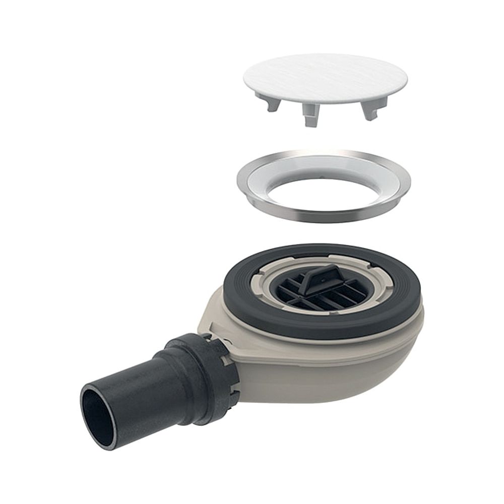 Geberit Duschwannenablauf für Setaplano Duschfläche, Sperrwasserhöhe 30mm, Außendurc... GEBERIT-154022001 4025416536567 (Abb. 1)