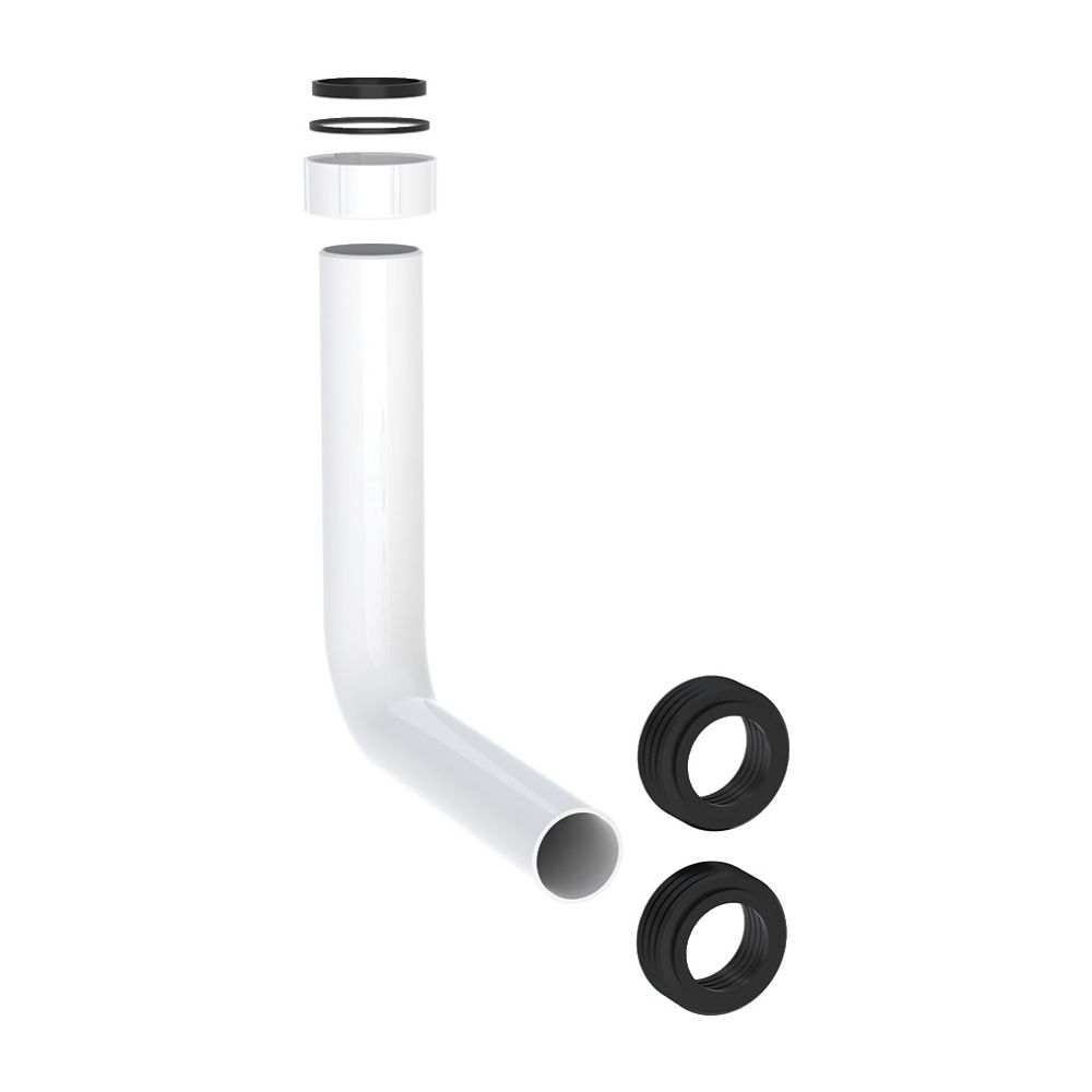 Geberit Spülbogen für Geberit Monolith Sanitärmodul für WC, Alpinweiß... GEBERIT-242390111 4025416074922 (Abb. 1)