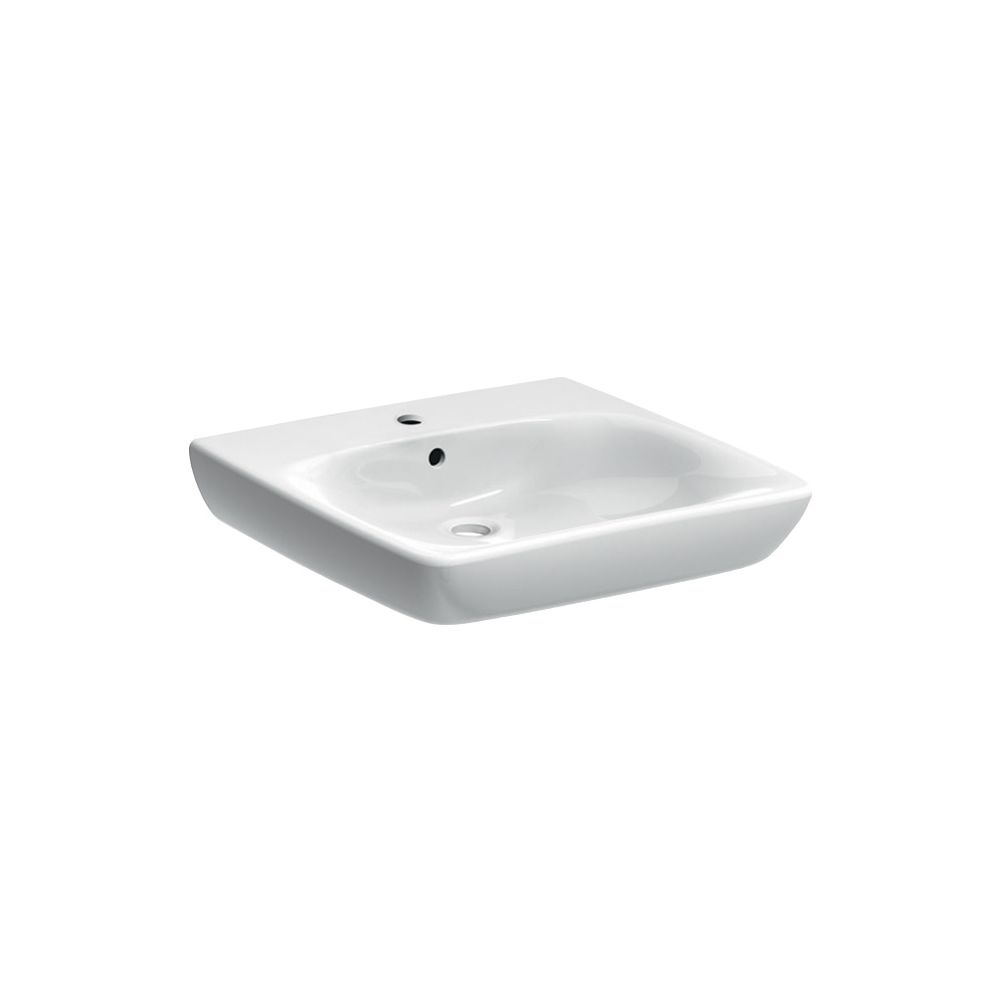 Geberit Renova Comfort Waschtisch barrierefrei, Breite 55cm, Tiefe 55cm, Hahnloch mi... GEBERIT-258555600 4022009344059 (Abb. 2)