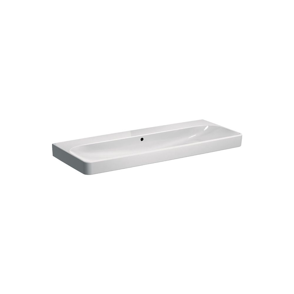 Geberit Smyle Square Waschtisch, Breite 120cm, Tiefe 48cm, ohne Hahnloch, Überlauf s... GEBERIT-500225018 4025416357810 (Abb. 2)