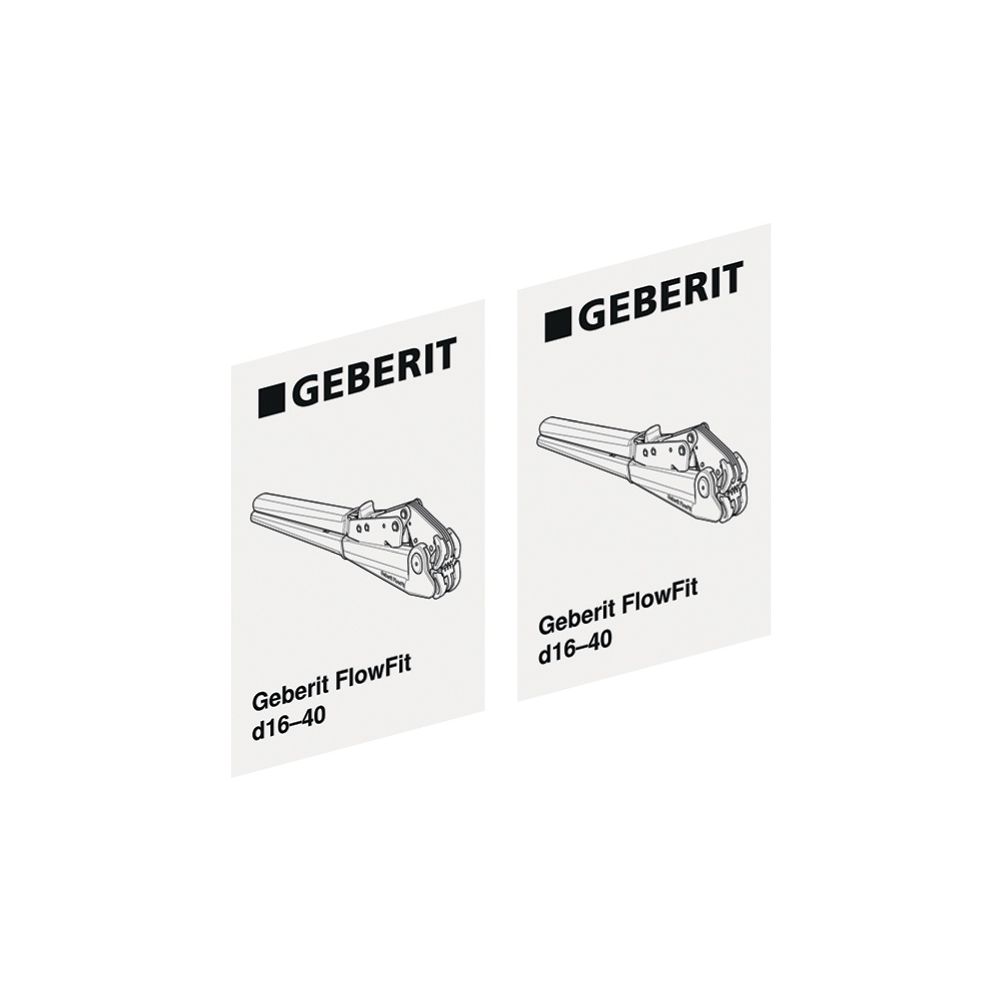 Geberit Set Aufkleber für Geberit FlowFit Handpresswerkzeug Außendurchmesser 16/20/2... GEBERIT-969984001 4025410627896 (Abb. 1)