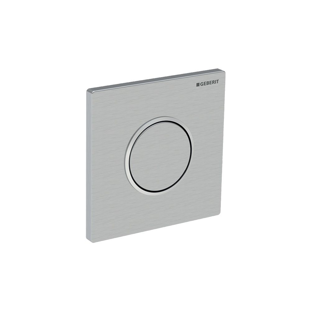 Geberit Typ 10 Drückerplatte für Urinalsteuerung mit pneumatischer Spülauslösung, Ro... GEBERIT-241915KN1 4025416941026 (Abb. 1)
