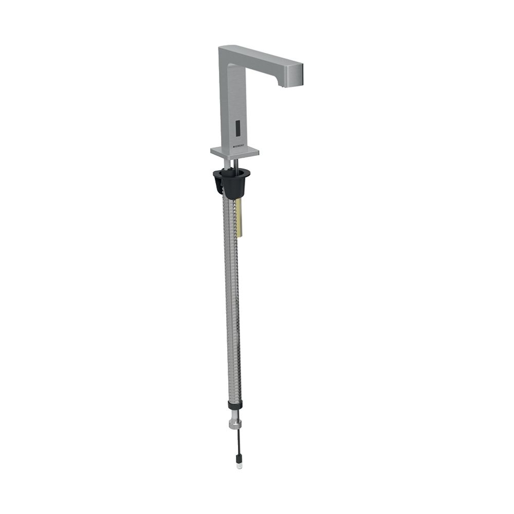 Geberit Brenta Waschtischarmatur, Standmontage, Edelstahl gebürstet, easy-to-clean... GEBERIT-243668SN1 4025410065520 (Abb. 1)