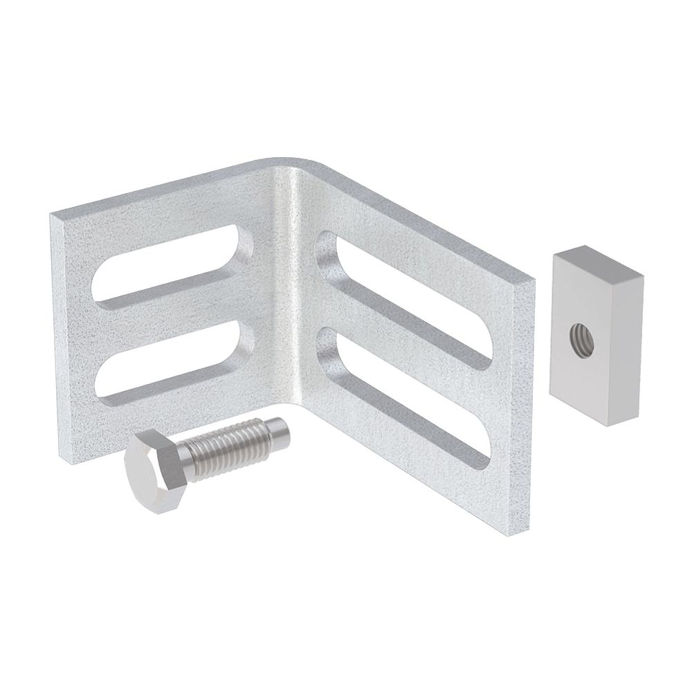 Geberit Befestigungswinkel für Geberit Duofix Element für Massivbau... GEBERIT-244206001 4025410682949 (Abb. 1)
