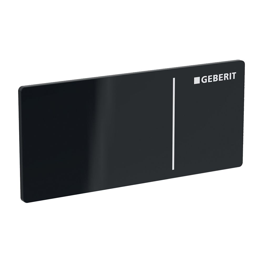 Geberit Drückerplatte für Typ 70 Fernbetätigung, Schwarz... GEBERIT-242957SJ1 4025416308850 (Abb. 1)