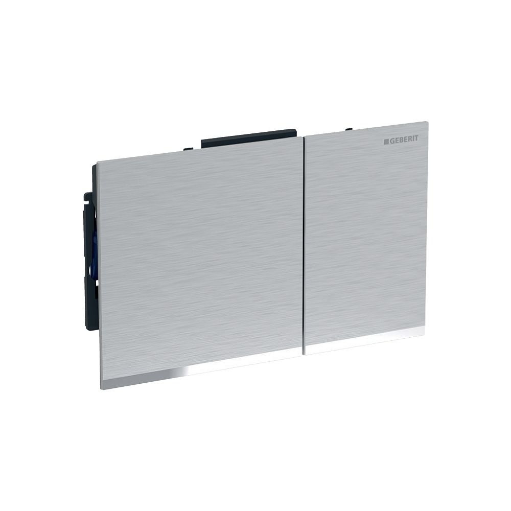 Geberit Sigma 60 Drückerplatte, 2-Mengen-Spülung verchromt, gebürstet, easy-to-clean... GEBERIT-243415GH1 4025416830627 (Abb. 1)
