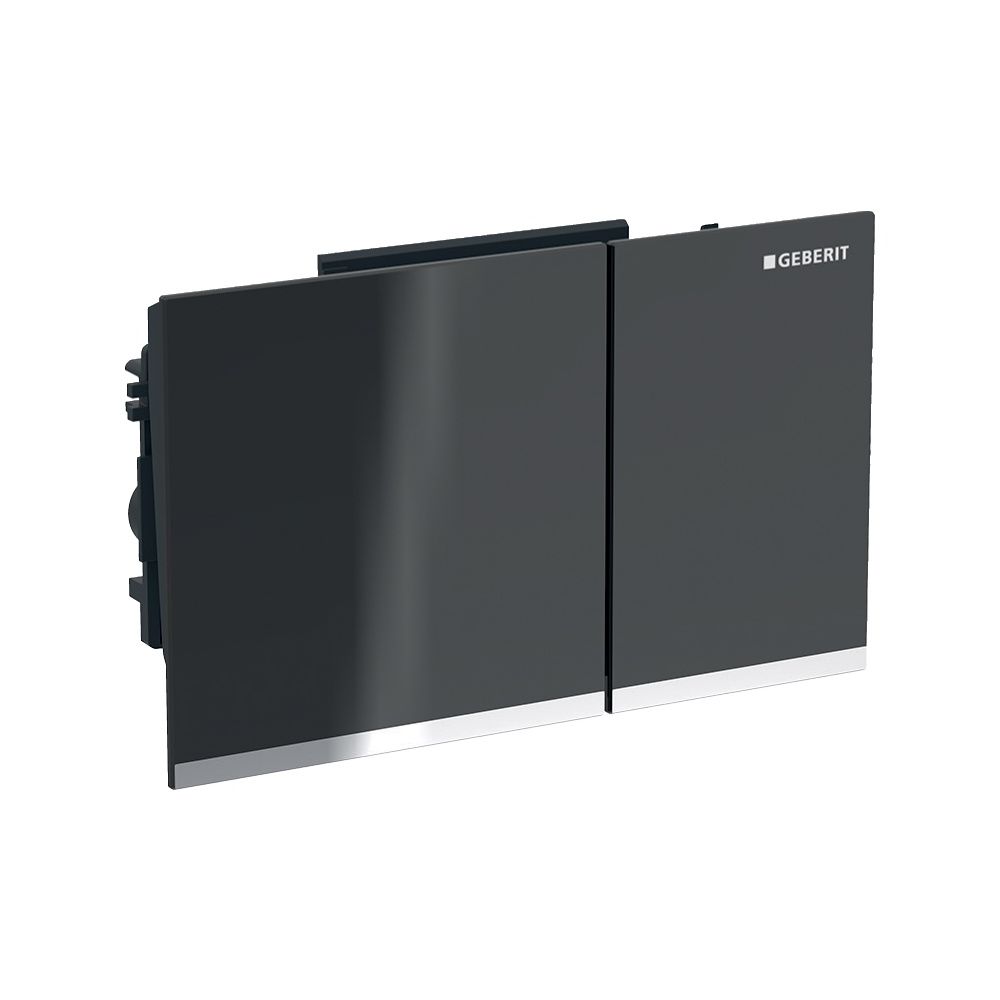 Geberit Omega 60 Drückerplatte, 2-Mengen-Spülung Lava, verspiegelt, Hochglanz verchr... GEBERIT-243118JK1 4025410947031 (Abb. 1)