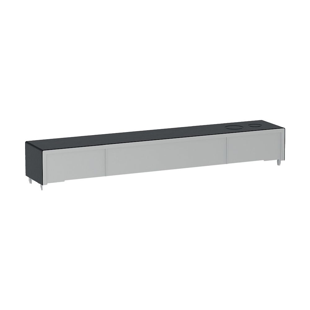 Geberit Spülkastendeckel für Monolith Plus Sanitärmodul für WC, Schwarzchrom/Alumini... GEBERIT-245642001 4025410763921 (Abb. 1)