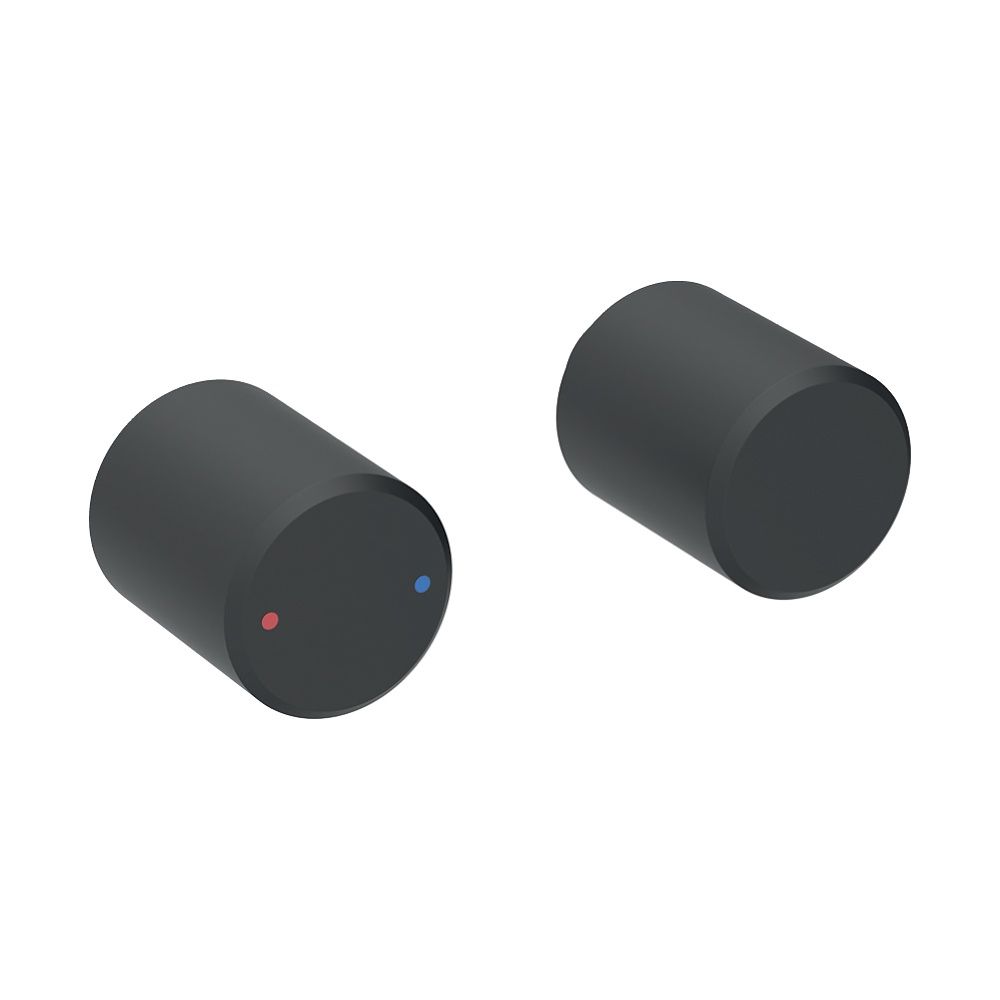 Geberit Set Drehgriffe für Geberit ONE Waschtischarmatur rundes Design, Wandmontage,... GEBERIT-244162141 4025410064622 (Abb. 1)