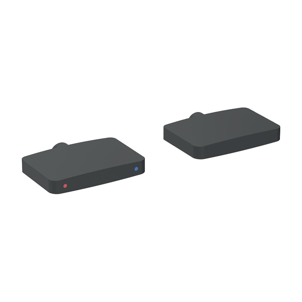 Geberit Set Drehgriffe für Geberit ONE Waschtischarmatur eckiges Design, W.-Mont., M... GEBERIT-244302141 4025410064646 (Abb. 1)