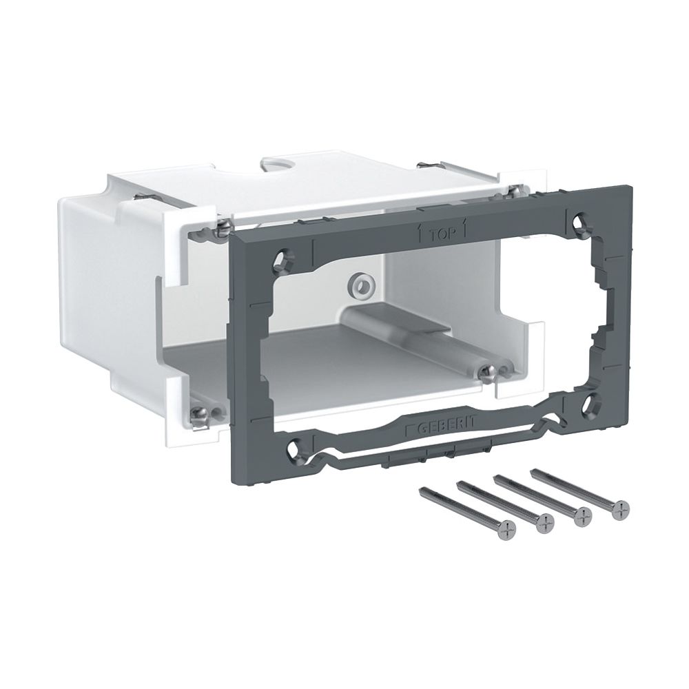 Geberit Rohbauset für Fernbetätigung eckiges Design, pneumatisch... GEBERIT-244505001 4025410751058 (Abb. 1)