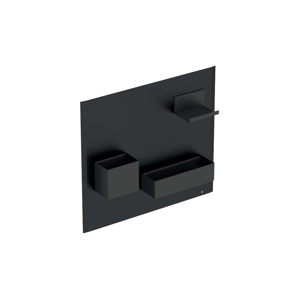 Geberit Magnettafel mit Stauboxen Schwarz/pulverbeschichtet matt, Lava pulverbeschic... GEBERIT-500649161 4022009354690 (Abb. 2)