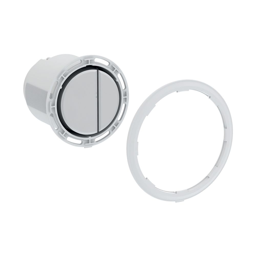 Geberit Drücker für Typ 01 Fernbetätigung pneumatisch, Round, für 2-Mengen-Spülung, ... GEBERIT-243397JQ1 4025410741202 (Abb. 1)