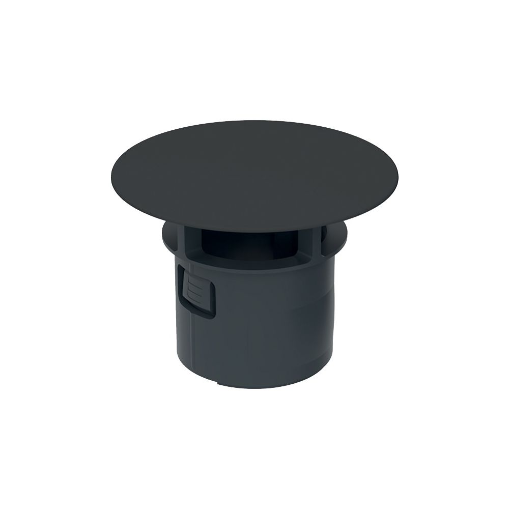 Geberit Ventilabdeckung für Ablaufventil mit freiem Auslauf, Mattschwarz... GEBERIT-241993141 4025410087560 (Abb. 1)