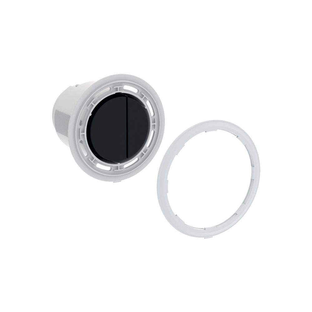 Geberit Drücker für Typ 10 Fernbetätigung pneumatisch, Round, für 2-Mengen-Spülung, ... GEBERIT-243398161 4025410740588 (Abb. 1)