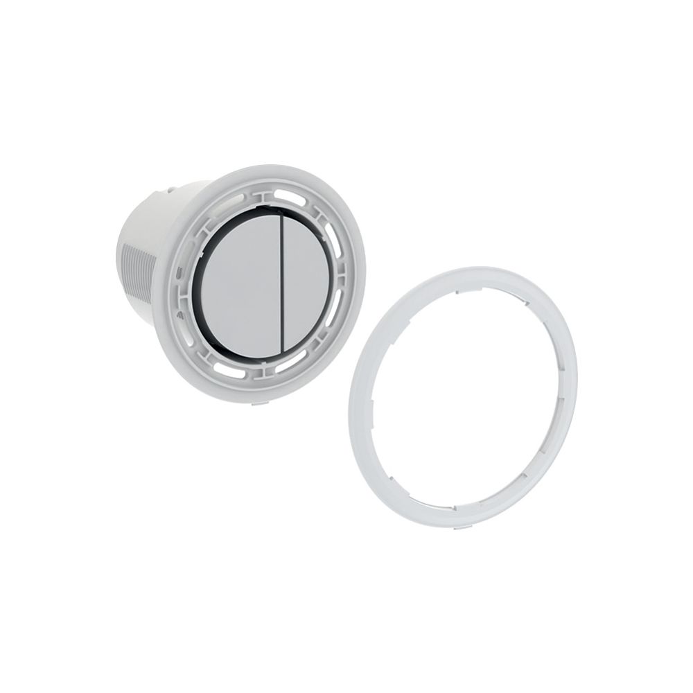 Geberit Drücker für Typ 10 Fernbetätigung pneumatisch, Round, für 2-Mengen-Spülung, ... GEBERIT-243398JQ1 4025410741189 (Abb. 1)