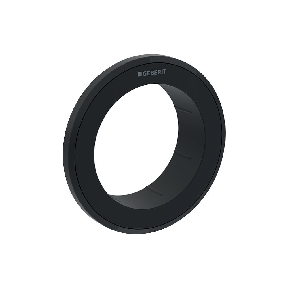Geberit Typ 10 Rosette für Fernbetätigung Round, Möbeldrücker, Mattschwarz... GEBERIT-242964161 4025410743039 (Abb. 1)