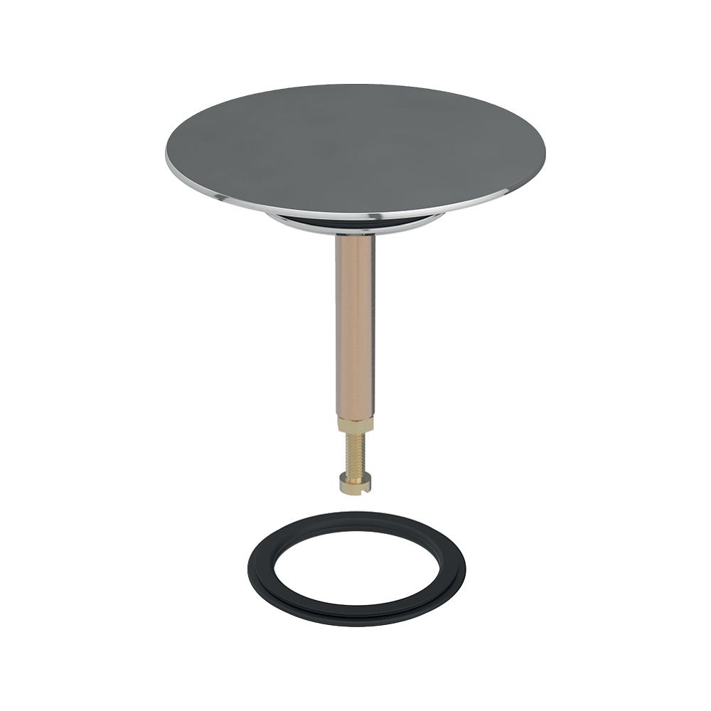 Geberit Ventilstopfen d 72mm, 35x5,5 für Badewanne Ablauf, verchromt... GEBERIT-245435211 4025410604767 (Abb. 1)