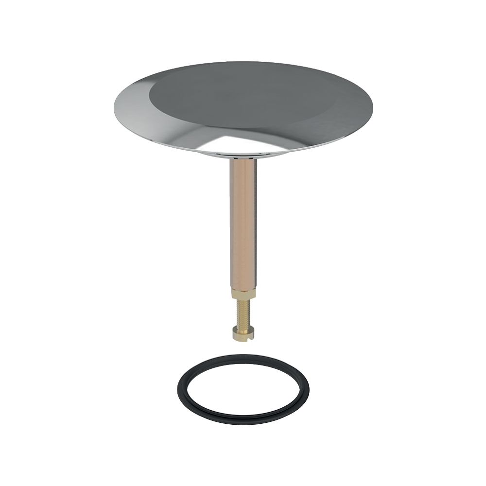 Geberit Ventilstopfen für Badewannenablauf mit Druckbetätigung, Hochglanz verchromt... GEBERIT-245439211 4025410604835 (Abb. 1)