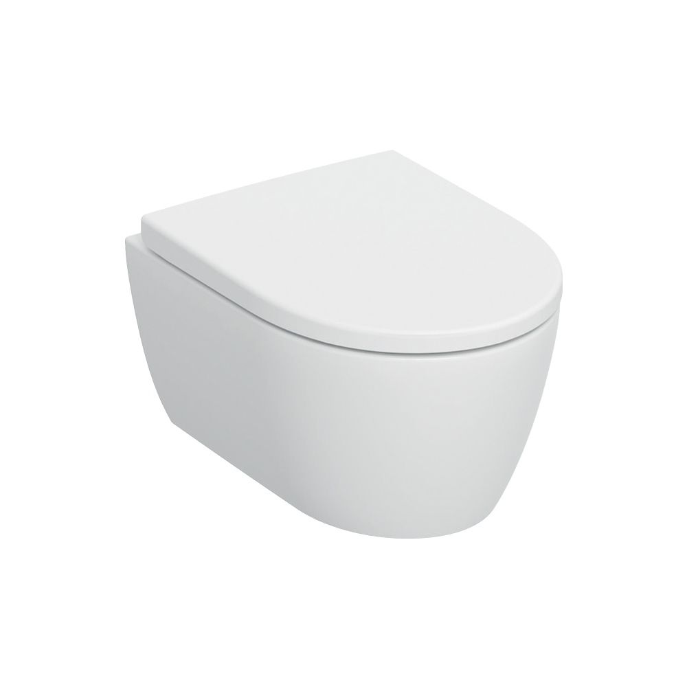 Geberit iCon Set Wand-WC Tiefspüler, verkürzte Ausladung, geschl. Keramikdesign, Tur... GEBERIT-503049JT1 4064746019883 (Abb. 2)