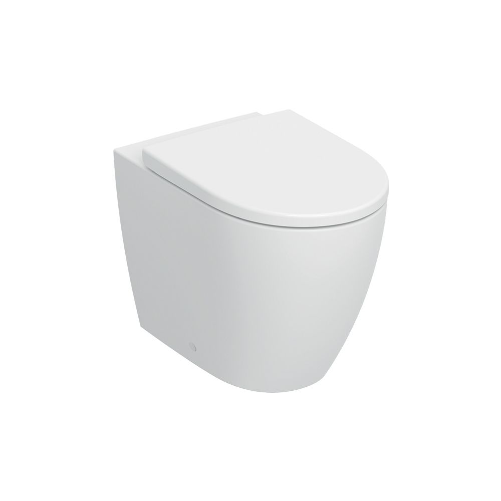Geberit iCon Set Stand-WC Tiefspüler, wandbündig, geschlossenes Keramikdesign, Turbo... GEBERIT-503080001 4064746021305 (Abb. 2)