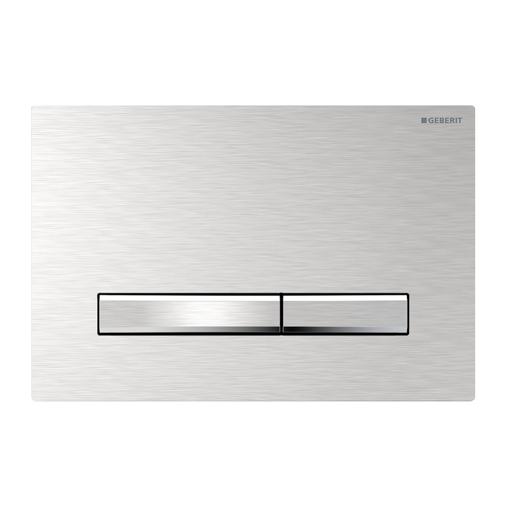 Geberit Sigma 50 Drückerplatte, 2-Mengen-Spülung, Square, easy-to-clean, Metallfarbe... GEBERIT-115788GH2 4025416454403 (Abb. 2)