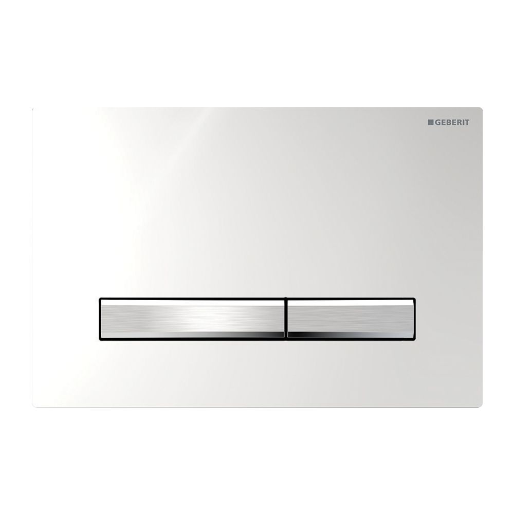 Geberit Sigma 50 Drückerplatte, 2-Mengen-Spülung, Square, Hochglanz verchromt, Metal... GEBERIT-115788212 4025416454373 (Abb. 2)